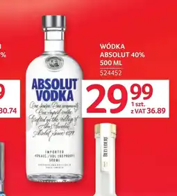 Selgros Wódka Absolut oferta