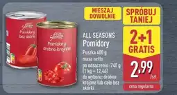 ALDI Pomidory krojone All Seasons oferta