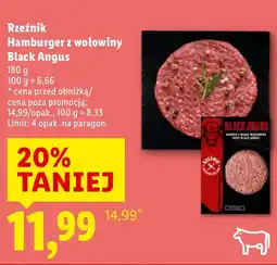 Lidl Hamburger Rzeźnik oferta