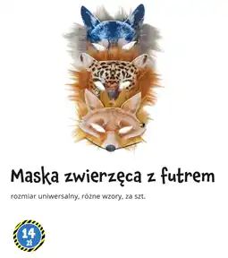 Tedi Maska zwierzęca z futrem oferta