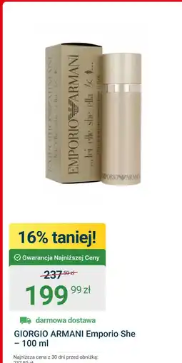 ERLI GIORGIO ARMANI Emporio She – oferta