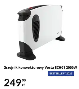 RTV EURO AGD Grzejnik konwektorowy Vesta ECH01 2000W oferta