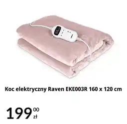RTV EURO AGD Koc elektryczny Raven EKE003R 160 x 120 cm oferta