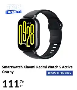RTV EURO AGD Smartwatch Xiaomi Redmi Watch 5 Active Czarny oferta