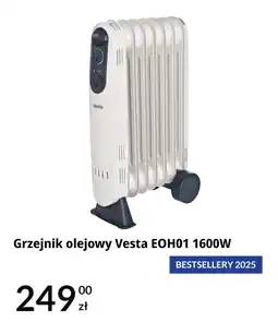 RTV EURO AGD Grzejnik olejowy Vesta EOH01 1600W oferta