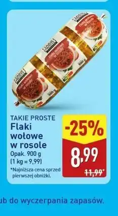ALDI TAKIE PROSTE Flaki wołowe w rosole oferta