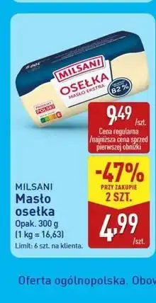 ALDI MILSANI Masło osetka oferta