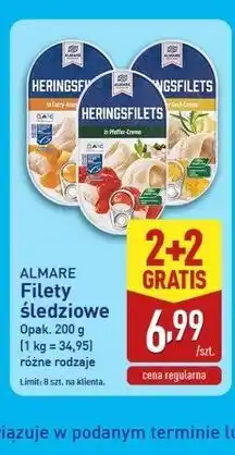 ALDI ALMARE Filety śledziowe oferta