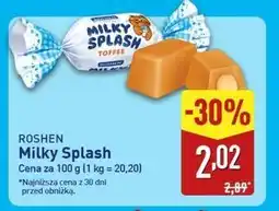 ALDI Roshen Milky Splash oferta