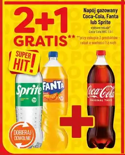 Polomarket Napój gazowany Coca-Cola, Fanta lub Sprite oferta
