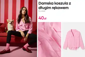 Damska koszula z długim rękawem