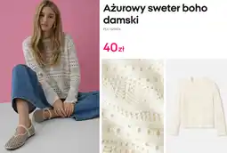 Pepco Ażurowy sweter boho damski oferta
