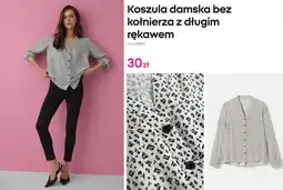 Pepco Koszula damska bez kołnierza z długim rękawem oferta