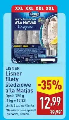 ALDI Filety śledziowe, różne rodzaje 2+2 GRATIS oferta