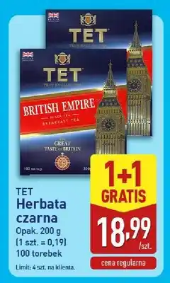 ALDI Herbata czarna 1+1 GRATIS oferta