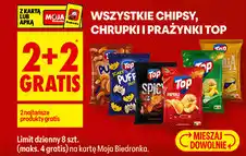 Biedronka Chipsy, chrupki i prażynki Top Chips oferta
