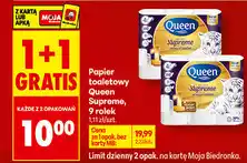Biedronka Papier toaletowy Queen, 8 rolek oferta