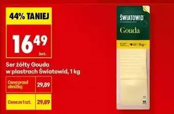 Ser żółty Gouda w plastrach