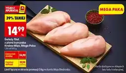 Biedronka Świeży filet z piersi kurczaka Kraina Mięs, Mega Paka oferta