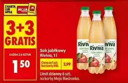 Biedronka Sok jabłkowy Riviva, 1l oferta