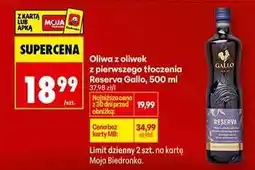 Biedronka Oliwa z oliwek z pierwszego tłoczenia Reserva Gallo 500 ml oferta