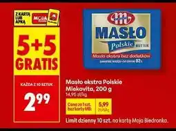Biedronka Masło Ekstra Polskie Mlekovita , 200 g oferta