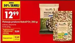 Biedronka Pistacje prażone BakaD’Or, 250 g oferta