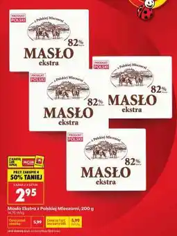 Biedronka Masło Ekstra z polskiej mleczarni, 200 g oferta