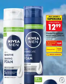 Biedronka Pianka do golenia Nivea oferta
