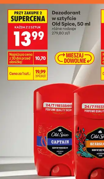 Biedronka Dezodorant Old Spice oferta
