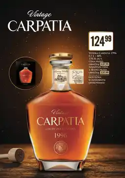 Dino Wódka Carpatia 1996 Luxury Polish Vodka oferta