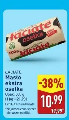 ALDI Masło ekstra osełka Łaciate oferta