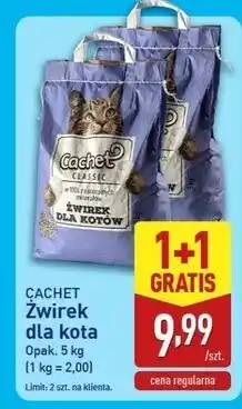 ALDI Żwirek dla kota classic Cachet oferta