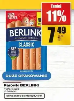 Supeco Parówki BERLINKI oferta
