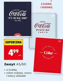 Biedronka Zeszyt A5/60 (w kratkę, różne rodzaje, wzory i kolory okładek) oferta