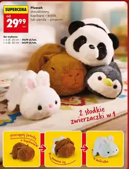 Biedronka Pluszak dwustronny (kapibara-królik lub panda-pingwin) oferta