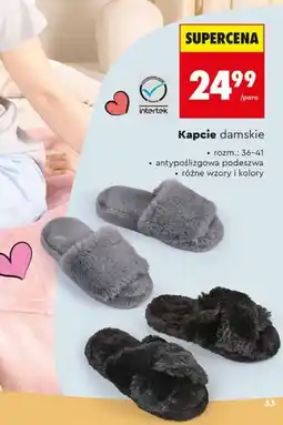 Biedronka Kapcie damskie oferta