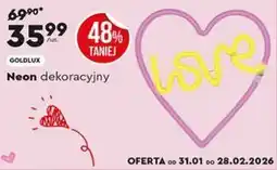 Biedronka Neon dekoracyjny oferta