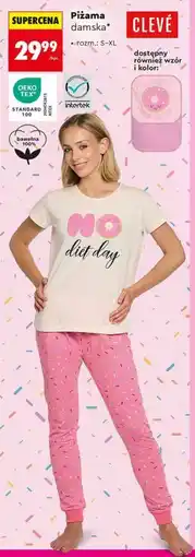 Biedronka Piżama damska CLEVE oferta