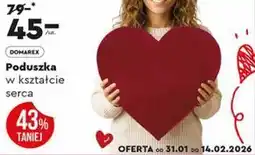 Biedronka Poduszka w kształcie serca oferta