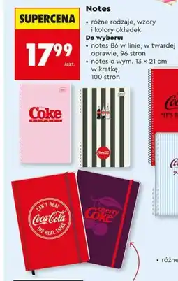 Biedronka Notes (różne rodzaje, wzory i kolory okładek) oferta