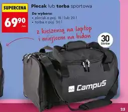 Biedronka Torba sportowa Campus oferta