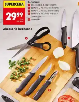 Biedronka Zestaw 2 noży z obieraczką oferta