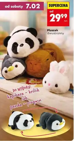 Biedronka Pluszak dwustronny (kapibara-królik, panda-pingwin) oferta