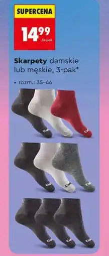Biedronka Skarpety damskie lub męskie, 3-pak oferta