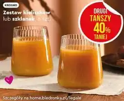 Biedronka Zestaw kieliszków lub szklanek, 6 szt oferta