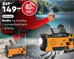 Biedronka Radio na korbkę z powerbankiem i latarką oferta
