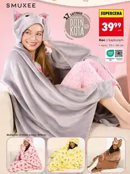 Biedronka Koc z kapturem (SMUKEE) oferta