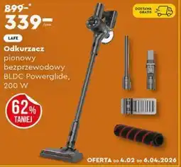 Biedronka Odkurzacz pionowy bezprzewodowy BLDC Powerglide, 200 W oferta