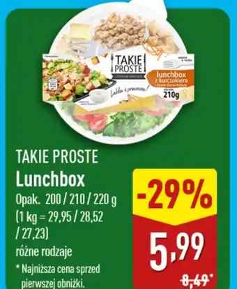 ALDI Lunchbox Takie Proste oferta